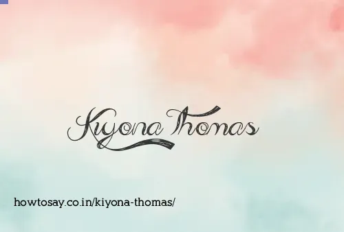 Kiyona Thomas