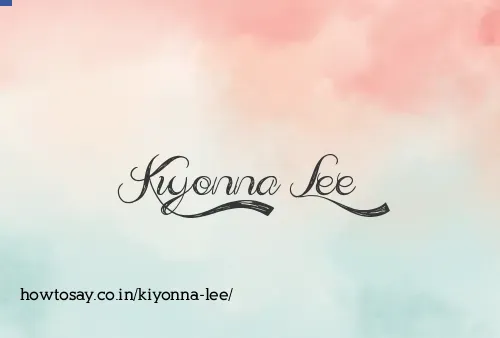 Kiyonna Lee