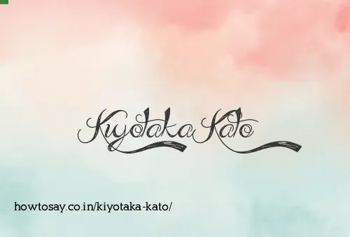 Kiyotaka Kato