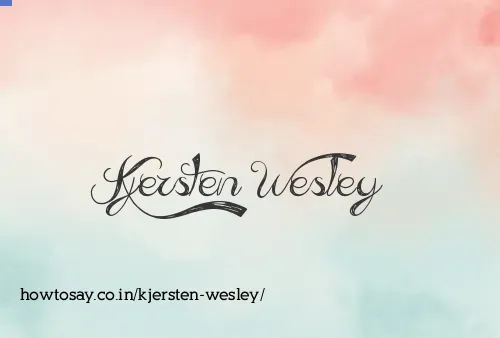Kjersten Wesley