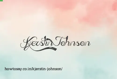 Kjerstin Johnson
