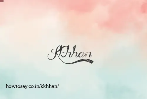 Kkhhan
