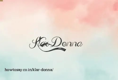 Klar Donna