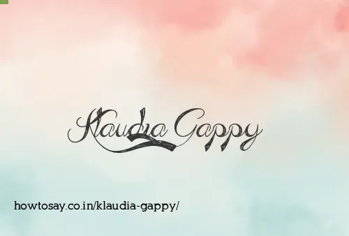 Klaudia Gappy