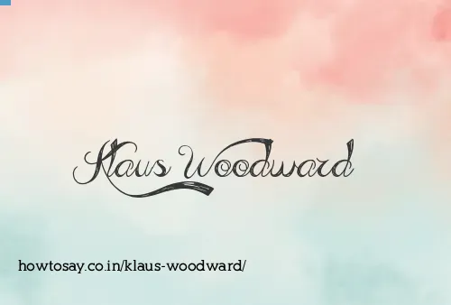 Klaus Woodward