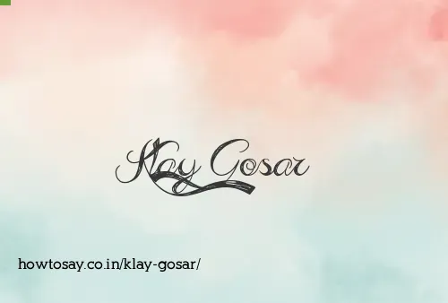 Klay Gosar