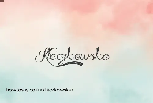 Kleczkowska