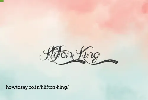Klifton King