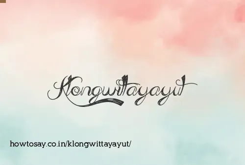 Klongwittayayut