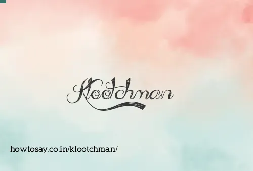 Klootchman