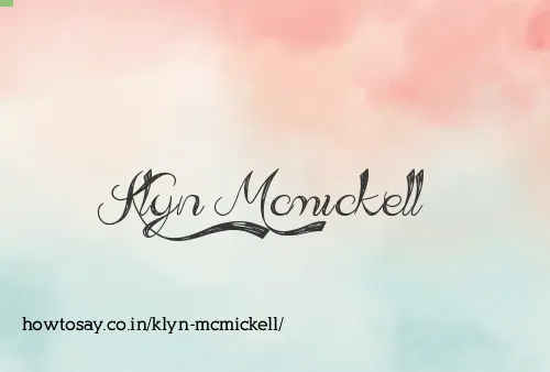 Klyn Mcmickell