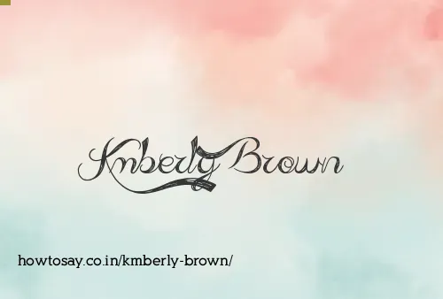 Kmberly Brown