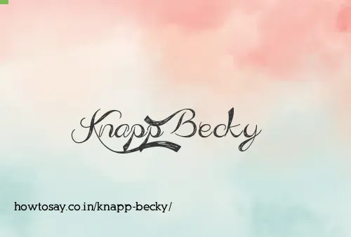 Knapp Becky