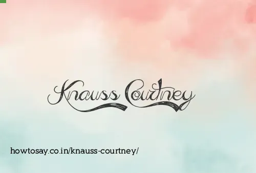 Knauss Courtney