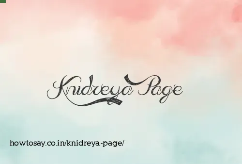 Knidreya Page