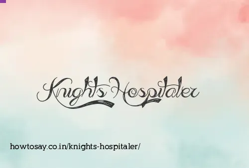 Knights Hospitaler