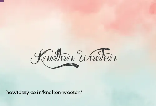 Knolton Wooten