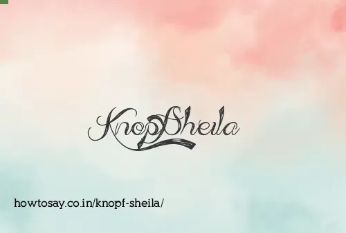 Knopf Sheila