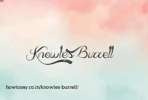 Knowles Burrell