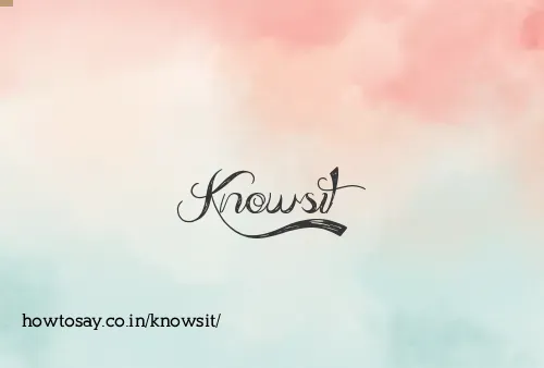 Knowsit