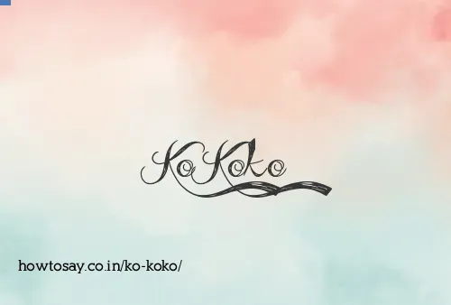 Ko Koko