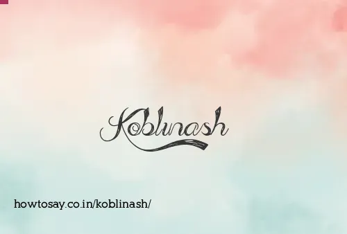 Koblinash