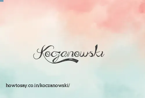 Koczanowski