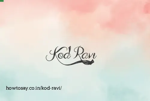 Kod Ravi
