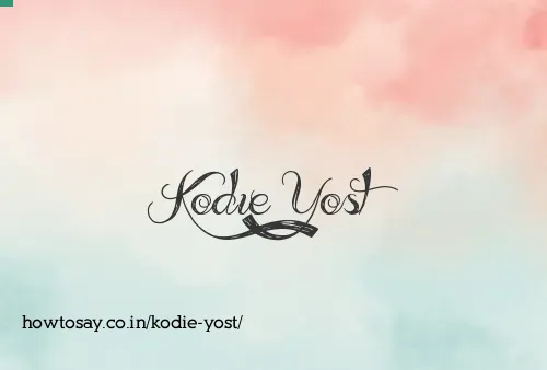 Kodie Yost