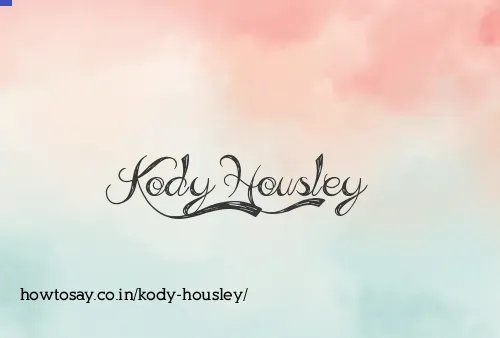 Kody Housley