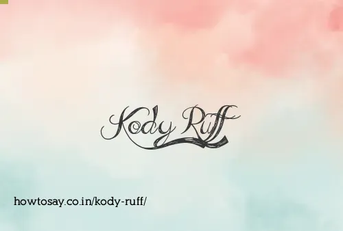 Kody Ruff