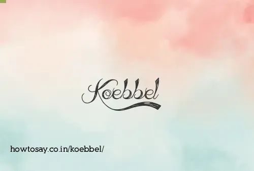 Koebbel