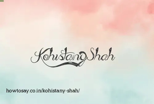 Kohistany Shah