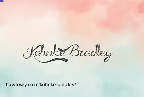 Kohnke Bradley