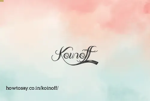 Koinoff
