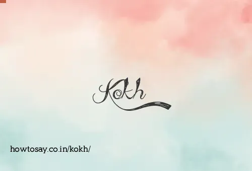 Kokh
