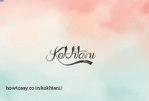 Kokhtani