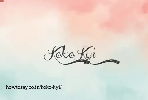 Koko Kyi