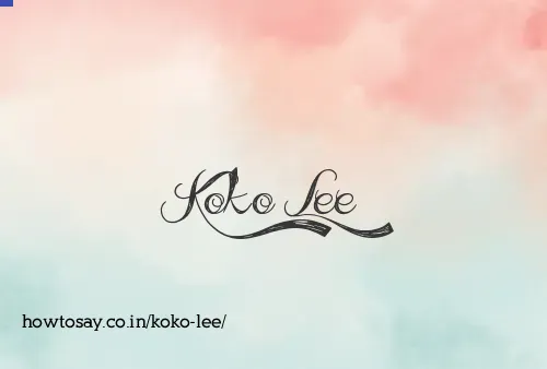 Koko Lee