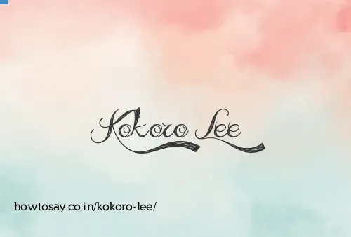 Kokoro Lee