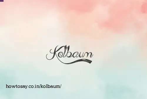 Kolbaum