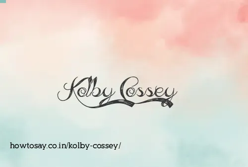 Kolby Cossey