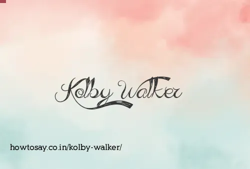 Kolby Walker