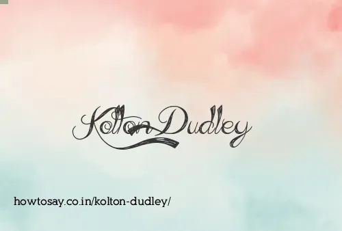 Kolton Dudley