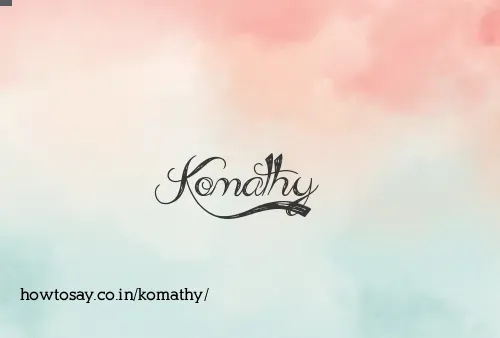 Komathy
