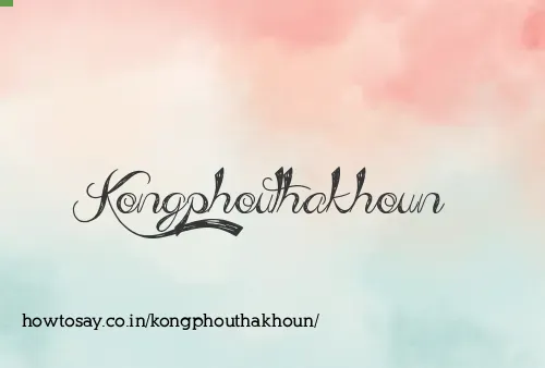 Kongphouthakhoun