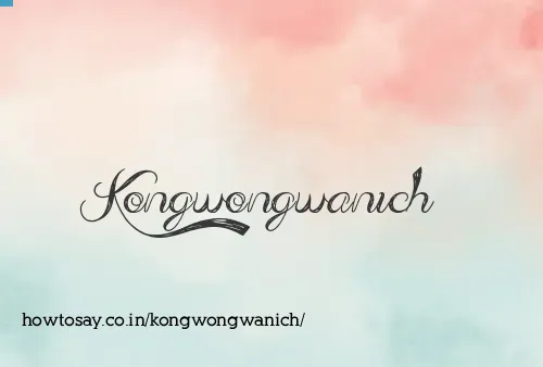 Kongwongwanich