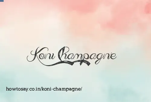 Koni Champagne