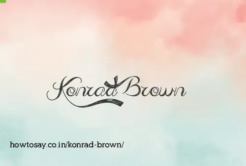 Konrad Brown