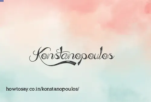 Konstanopoulos
